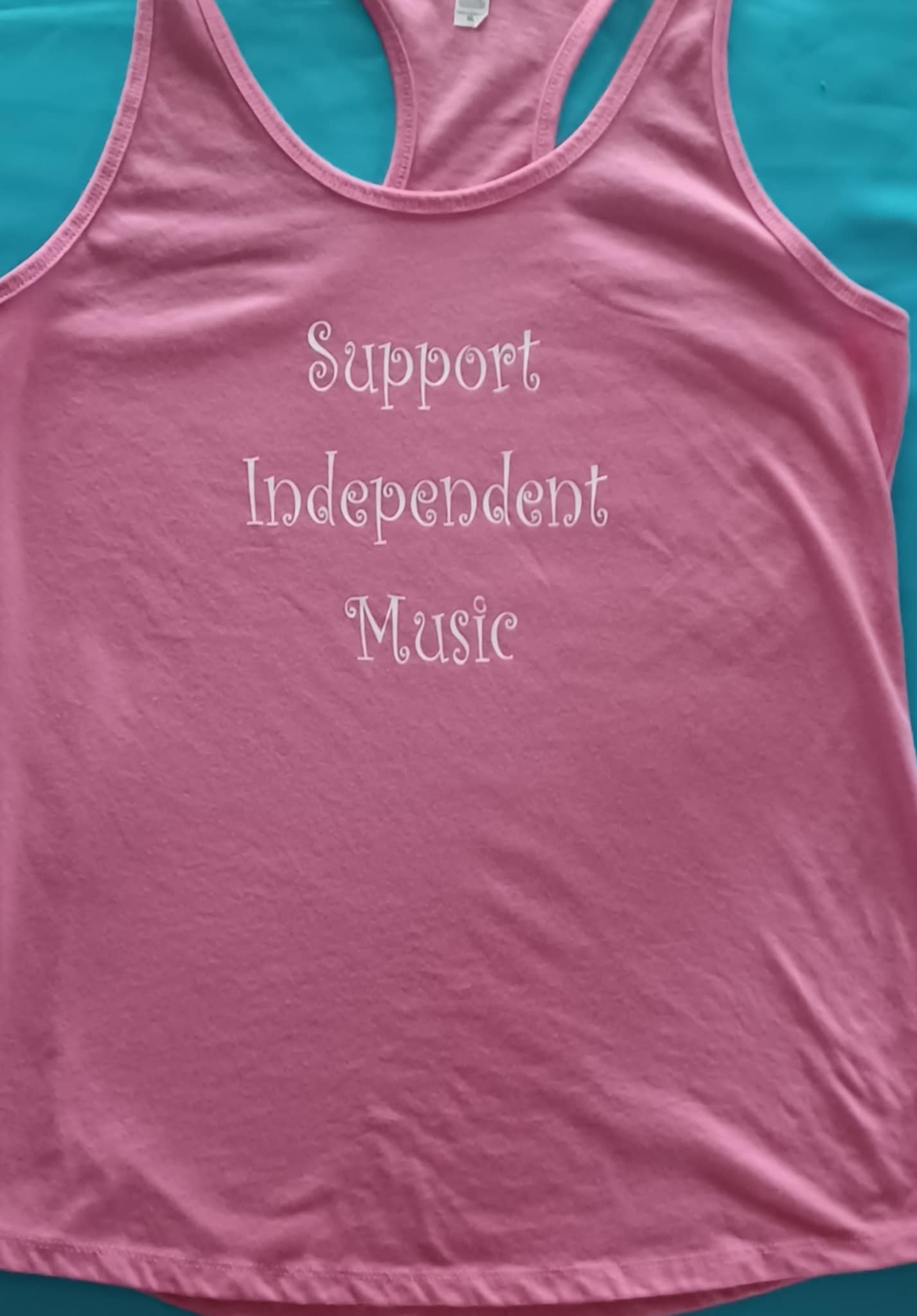 Ladies racer back tank top
