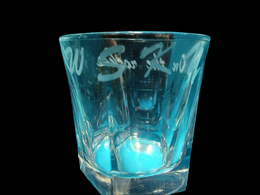 WSKY "on the rocks" bourbon glasses